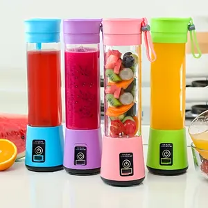 380ml Portable Usb Rechargeable Blender Cup – Safety Lock Design, Multi-function for Juicing, Blending Fruits & Vegetables. Made of Food-grade Pp Material, Easy To Clean, Perfect for Smoothies, Juices, and Milkshakes