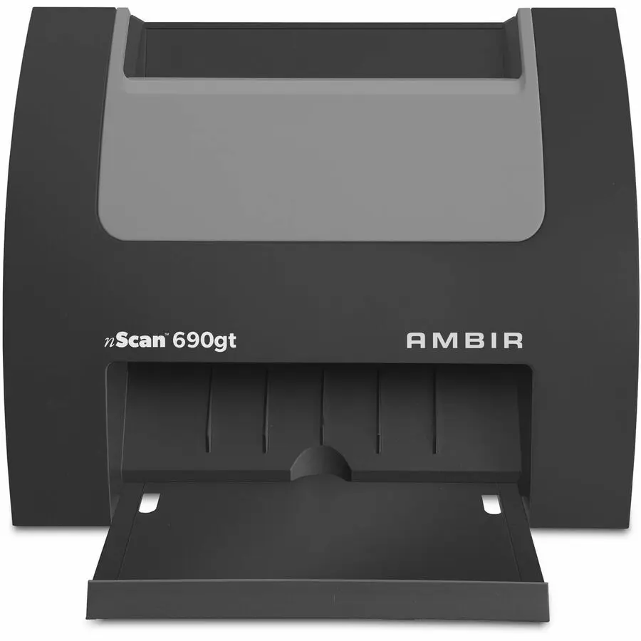 AMBIR nScan DS690GT-BCS Card Scanner, 600 dpi Optical Scan Device