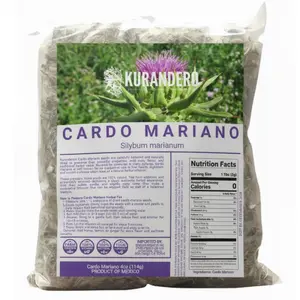 VIRAL KURANDERO Cardo Mariano-4oz (113gr) is 100% natural, vegan, and additive-free. Rich in antioxidants, it supports liver health and digestion. Enjoy as a soothing herbal tea or daily wellness boost for natural detox and overall vitality.