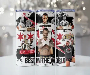 Tribute to CM Punk 20 oz Tumbler