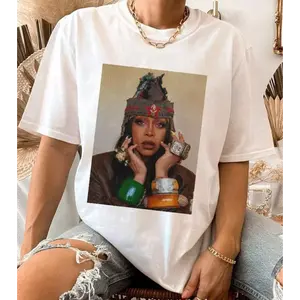 Retro Erykah Badu Country Music Shirt Gift For Men Women Unisex T-Shirt Cotton Crewneck Cotton Crewneck