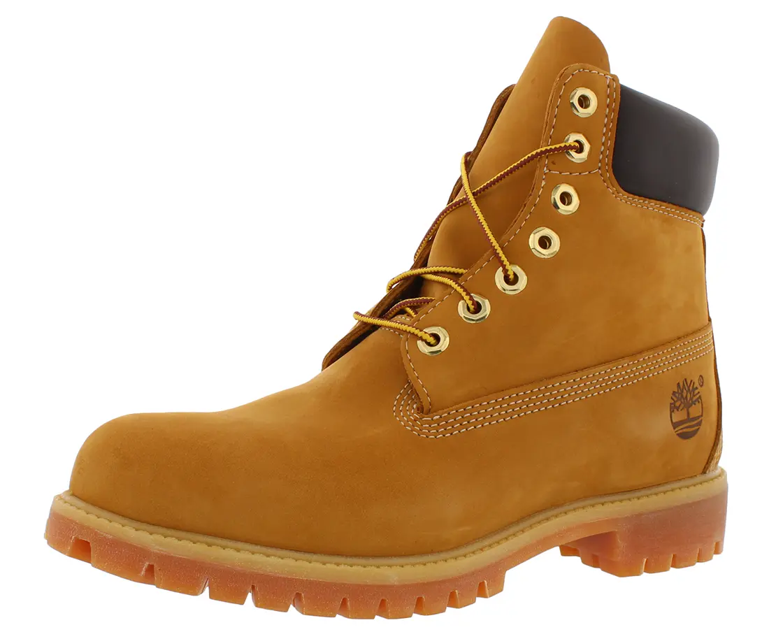 Timberland Men's Classic 6-Inch Basic Waterproof Leather Boots - Lace-Up Outdoor Footwear with Leather Upper, 6 Inches