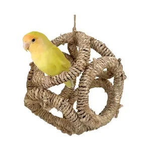 Parrots Perch Rings Bird Cage Toy Chewing Branch Rack