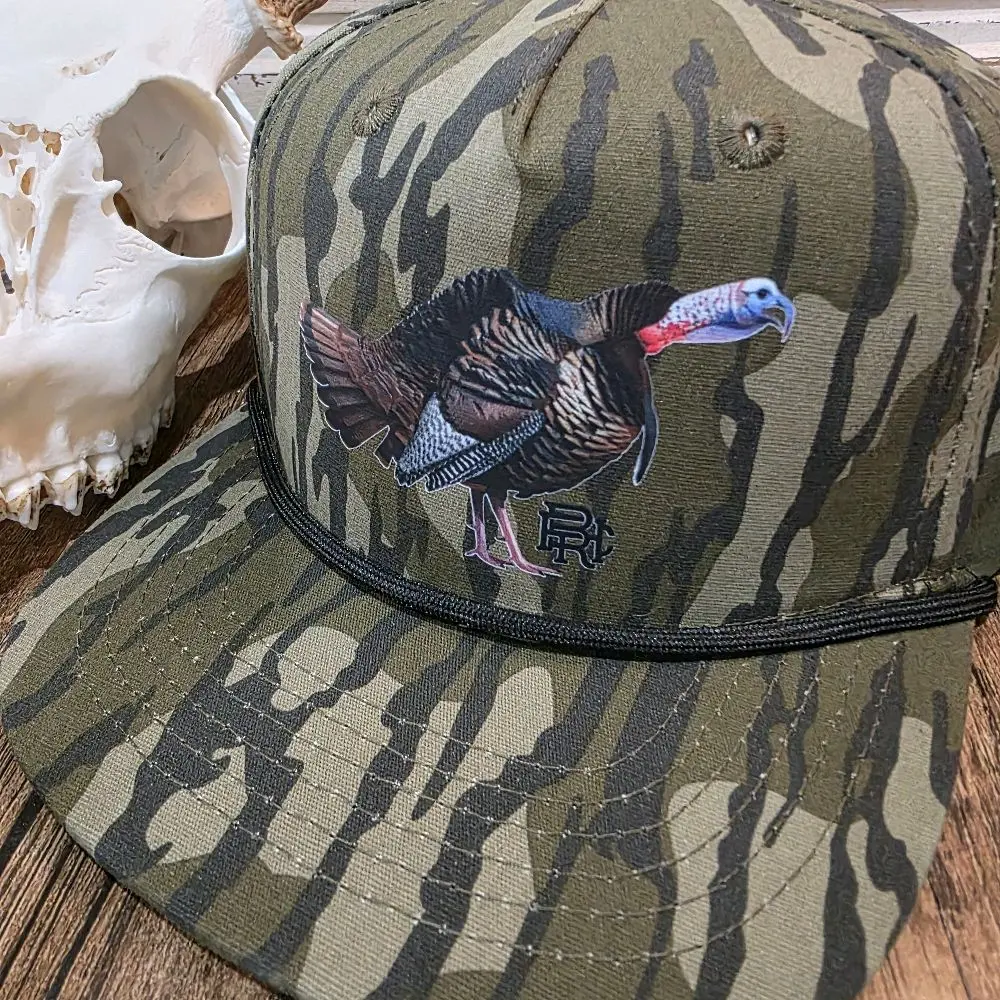 Snapback Adjustable Snapback Cap - Mossy Oak Bottomland Custom Rope Flatbill Unisex Camo Graphic Hat with Logo, Sporty Design, Ideal for Guys' Gifts & Clothes Accessories, Camo Graphic Hats, Snapback Hats, Bottomland Camo Hats