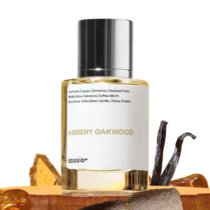 Ambery Oakwood, Dossier, Unisex Perfume, Eau de Parfum, 50ml, Cinnamon, Oakwoods, Coffee, Tonka Bean, Vanilla