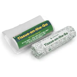Coghlan's Tissue on The Go - Compact Travel Pack with Dispenser for Camping, Hiking, Backpacking, and Outdoor Adventures, Portable and Convenient Tissue Essentials, 2-Pack