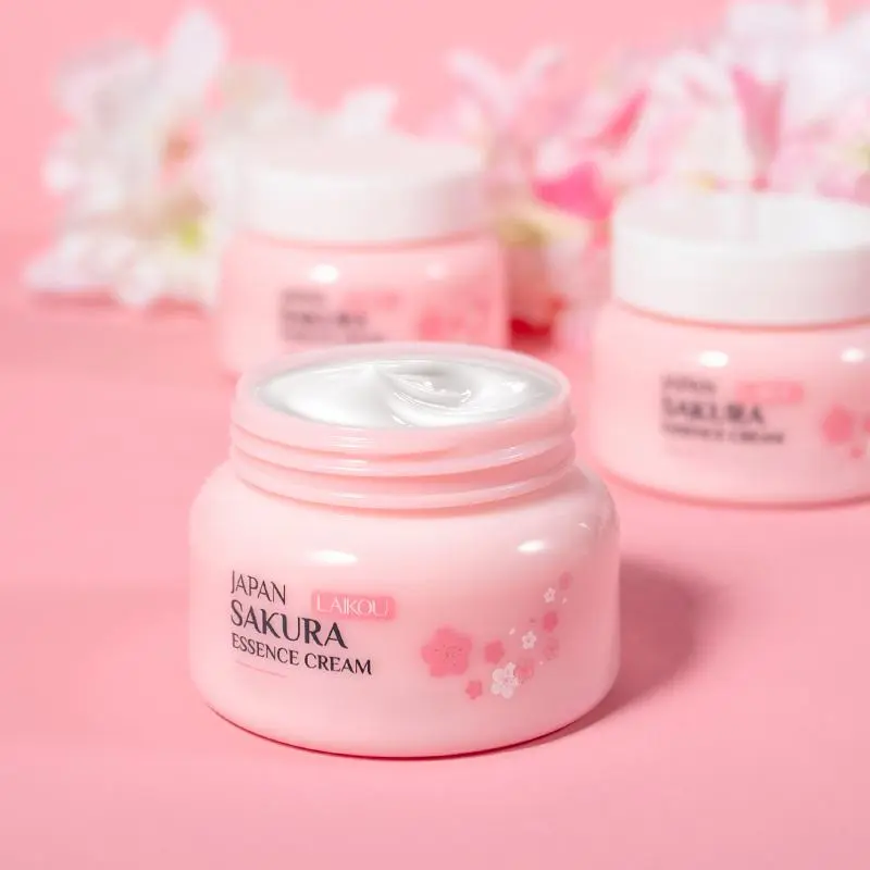 Moisturizing Sakura Essence Face Cream, 1 Count Hydrating Skin Care Cream Moisturizer, Face Lotion For Women And Men All Skin Types, Moisture, Hydrate