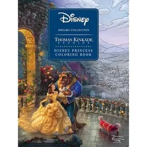 Disney Dreams Collection Thomas Kinkade Studios Disney Princess Coloring Book -- Thomas Kinkade, Paperback