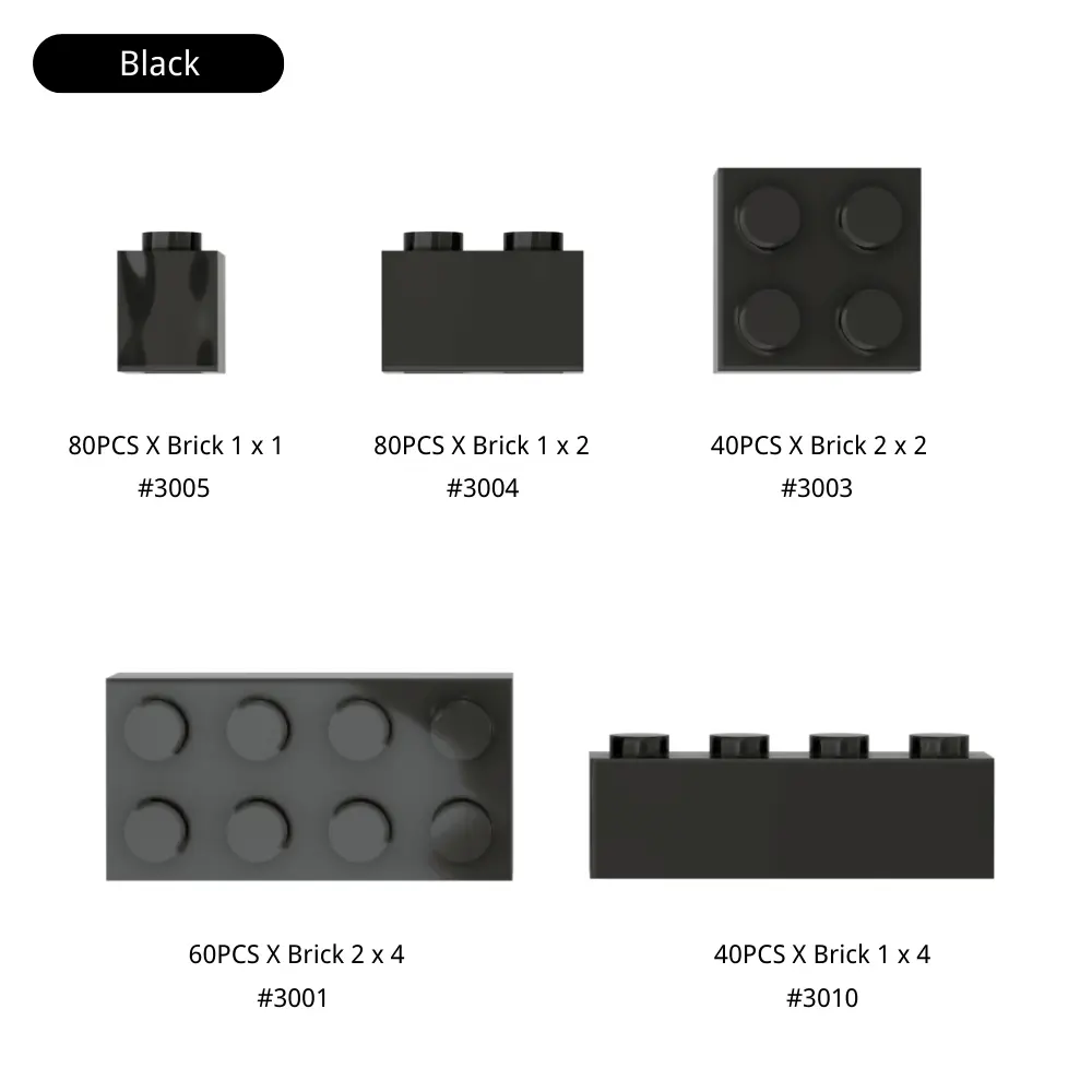 Classic Brick Bulk Lot 300 PCS Classic Brick Bulk Lot 300 PCS