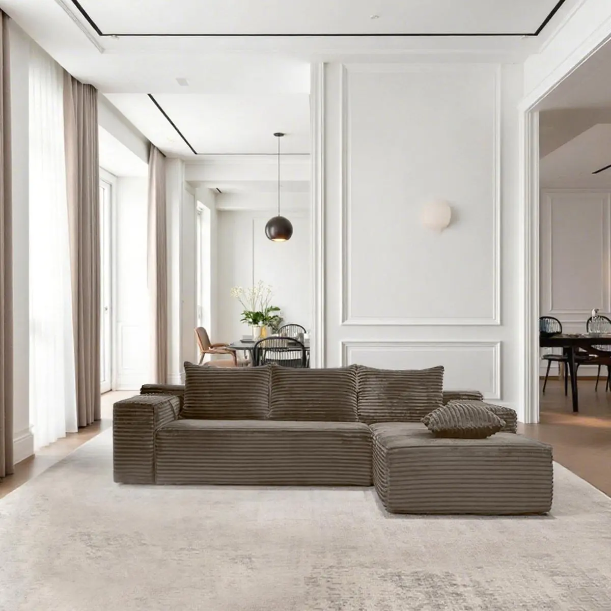 Khaki - Chaise Lounge on the Right