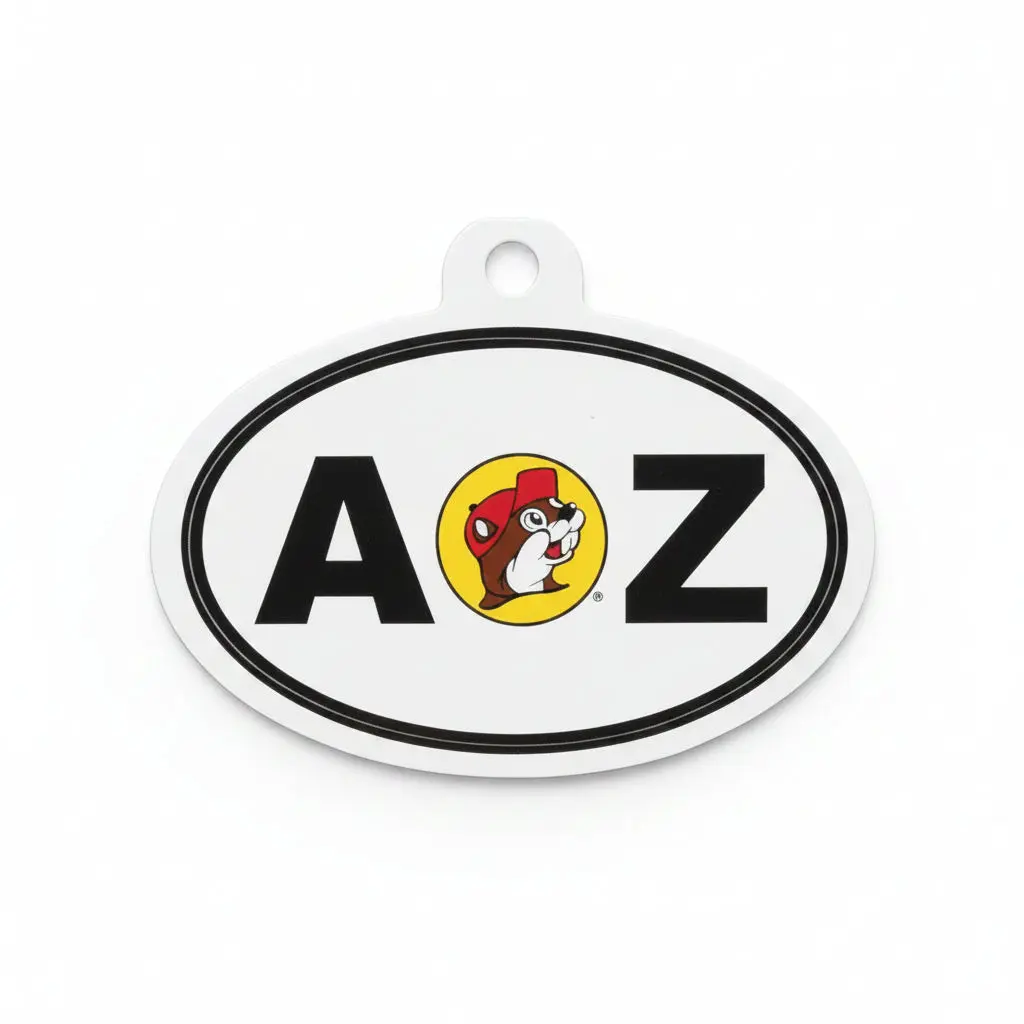 Buc-ee's AZ Oval Sticker