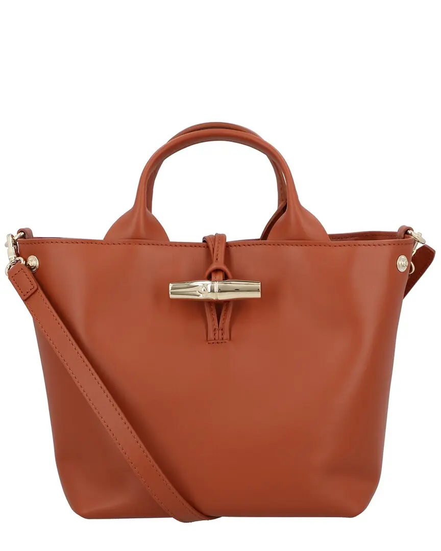 Longchamp Le Roseau Small Leather Handbag