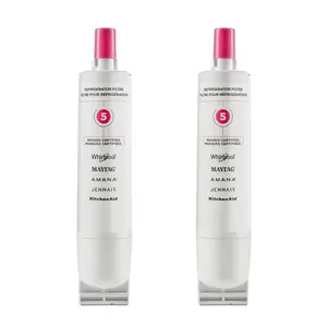 Refrigerator Ice & Water Filter 1 | EDR5RXD1 2 Pack  Filters gunk, keeps ice & water fresh. Easy to swap in—no hassle!