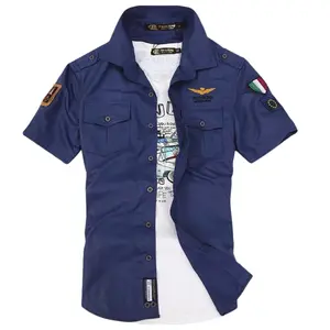 Men's Short Sleeve Pants King Militant Button Down Polo