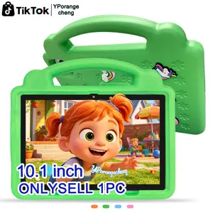 10.1" Caring Touchscreen Tablet for Grandparent Families | Anti-Mistouch + Remote Control | Pre-Loaded Apps + Shockproof Case | Grow Together from Afar (Pink/Blue/Green/Orange | No Adapter)