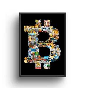 HOT!!!Bitcoin Poster, Crypto Wall Art