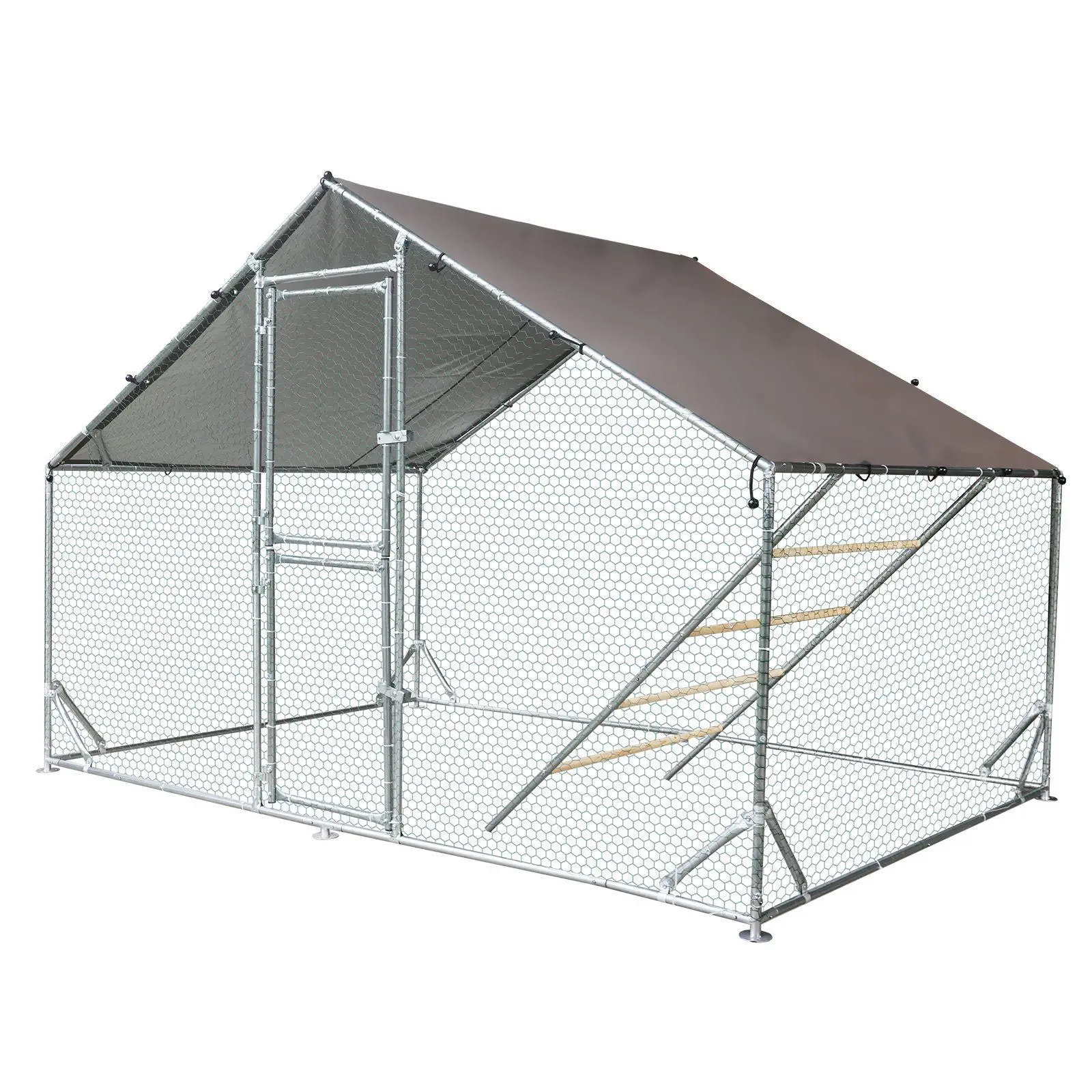 Aivituvin-AIR7022/23 Large Metal Chicken Run for Chickens, Ducks, Rabbits, and Small Animals