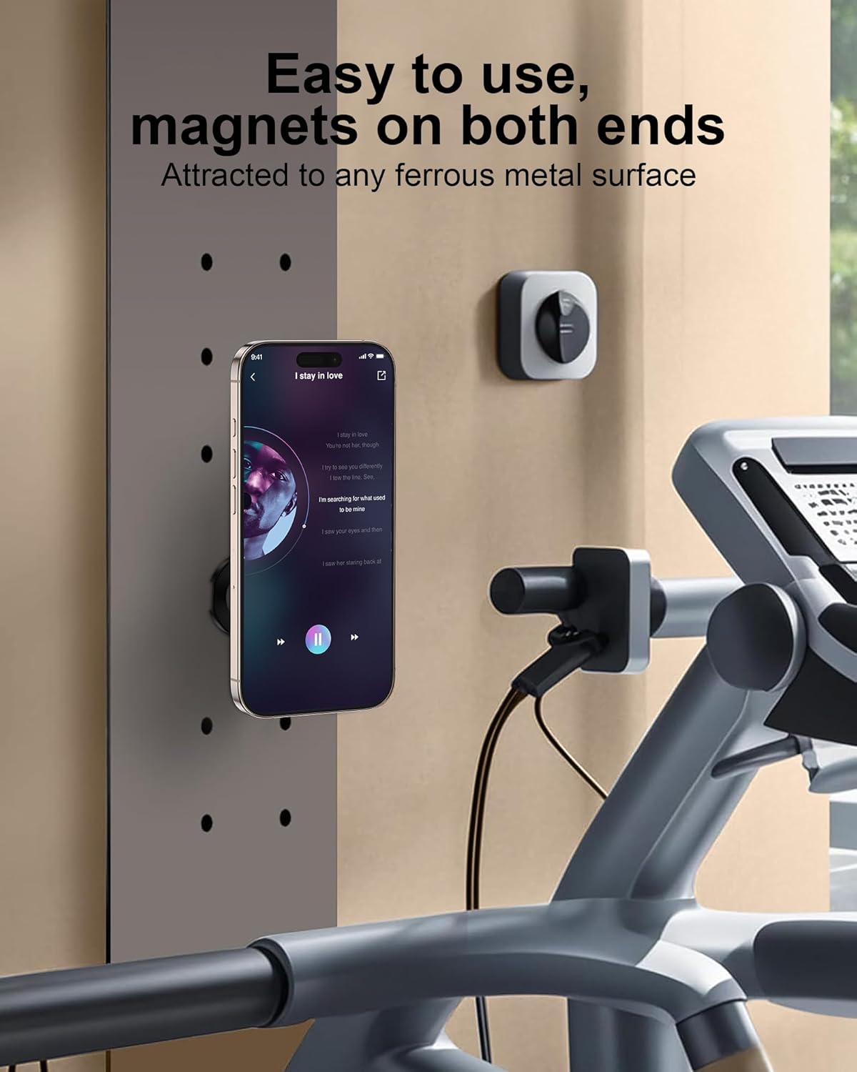 MagSafe Phone Grip Holder Dual-Sided Magnetic Finger Ring Adjustable Kickstand Loop for iPhone 17/16 Pro Max/15 Plus/14 Pro/13 Mini/12, Samsung, Magnet Phone Stand Grip Compatible with Mag Car Mounts