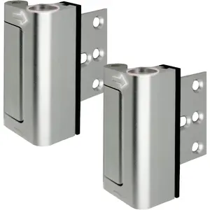 2 Pack Door Locks (3rd-Generation) for  Safety, Reinforcement Lock for Inside Swinging Door,  Aluminum Alloy Door Lock Latch to  Unauthorized Entry & 's Sneaking Out