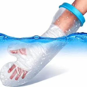 2026 upgraded waterproof reusable adult arm cast covers—shower watertight seal protector sleeves for broken wrists, hands, and elbows; bandages after surgery