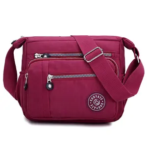 US Women's Multi Pocket Crossbody Shoulder Bag Casual Travel Handbag Waterproof