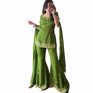 Heavy handwork 90sh Kurtha Set