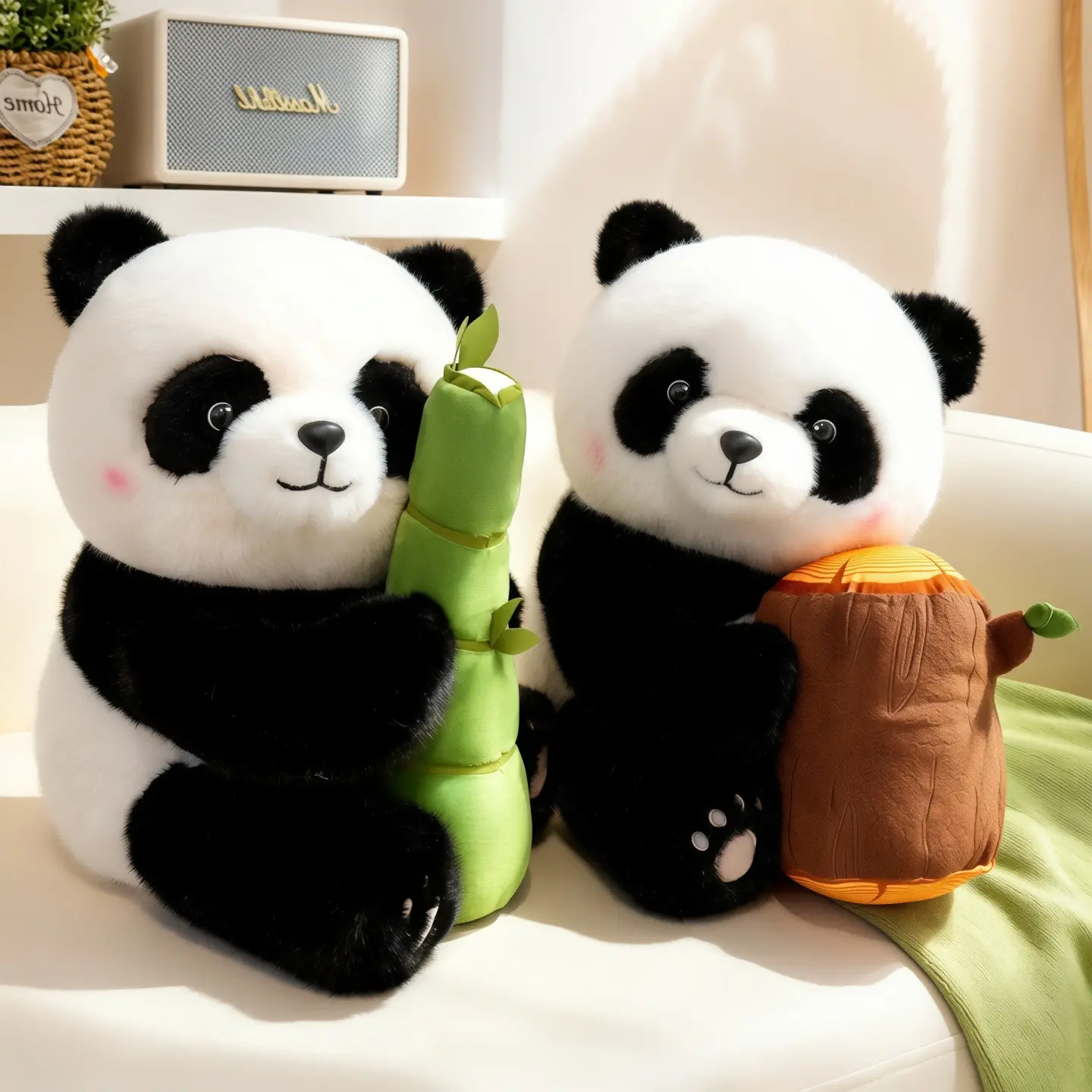 Soft handmade plush stuffed doll, skin-friendly, squishy and cozy. Ideal for cuddling, sleeping and daily comfort. Cute decor for bedroom, sofa and car. Suitable for all ages, perfect gift, easy to clean and durable.