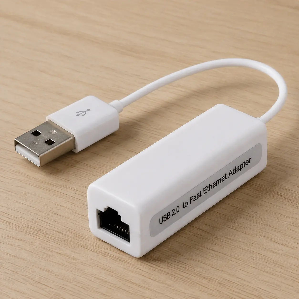Plug and Play USB to Ethernet Adapter, No Driver Needed, Portable RJ45 LAN Network Extension for Laptop, Stable Wired Internet Connection for Home Office School, Universal USB C and USB A Compatible