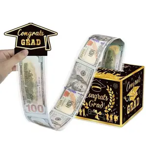 Creative Graduation Surprise Money Box, Pull-Out Cash Gift Box, Perfect for Graduation Party Decor, Birthday, Father's Day, Mother's Day Gifts, Decoration