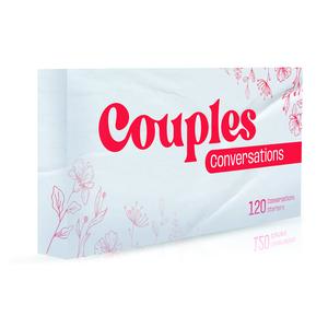Couples Conversations - 120 Conversation Cards for Discussing Past Present and Future Fun Communication Tool to Strengthen Relationships