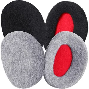 2 Pairs Bandless Earmuffs Ear Warmers Winter Covers Earcaps For Outdoors  M