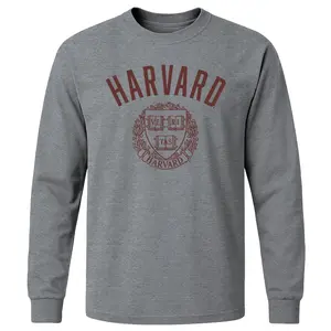 Harvard Heritage Long Sleeve T-Shirt (Charcoal Grey)