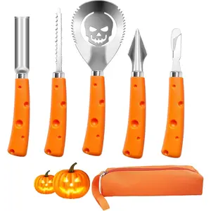 Halloween Pumpkin Carving Kit Decorations Power Carving Tools with Carrying Case for Kids Adults