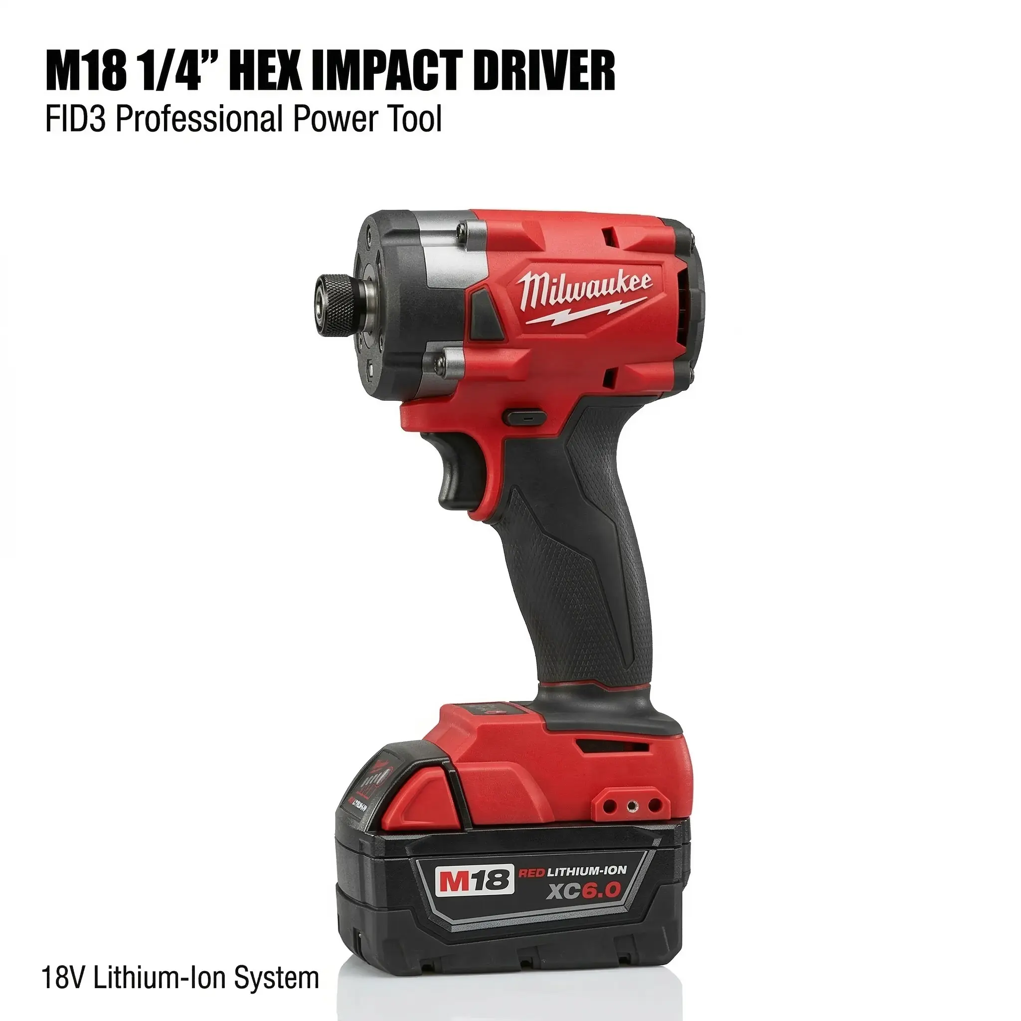 Milwaukee M18 Brushless Impact Drill Driver & Hex Wrench Tool Kit - 4-Mode High Torque Cordless Lithium Drill, Charger, Multi-Tool for Metal/Wood, Auto Repair Ready Pro Level Use, Cordless Drill