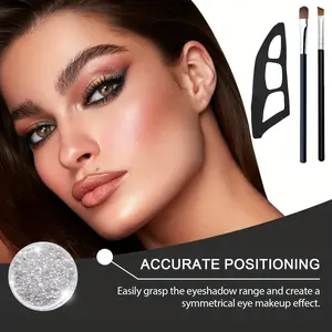 Eye Makeup Assistant - 2special eye shadow brushes, eye shadow tools, quick makeup templates, eyeshadow molds, suitable for women and beginners, easily create professional effects, put on makeup anytime, anywhere