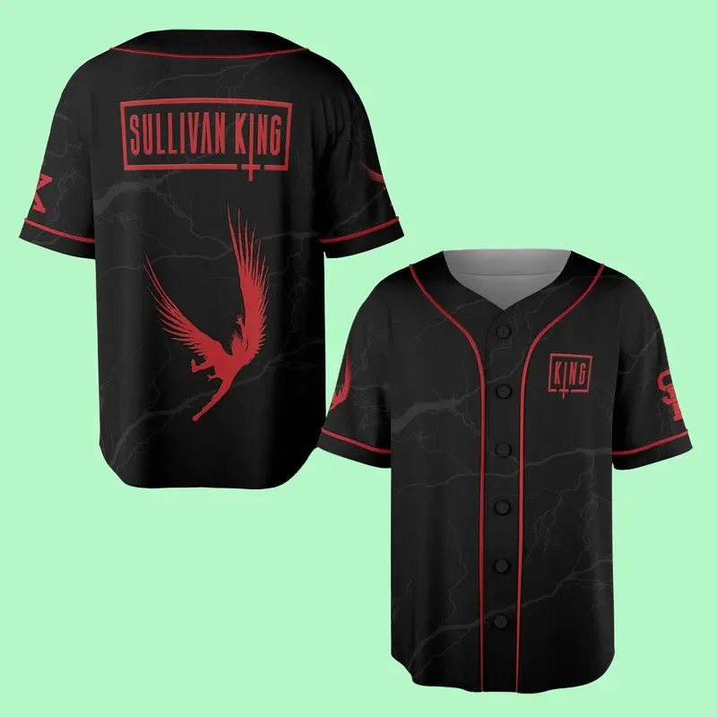 Sullivan Rave Jersey, Edm Festival Outfit, Baseball Shirt for Bass Music Lovers – FASTSHIPPING