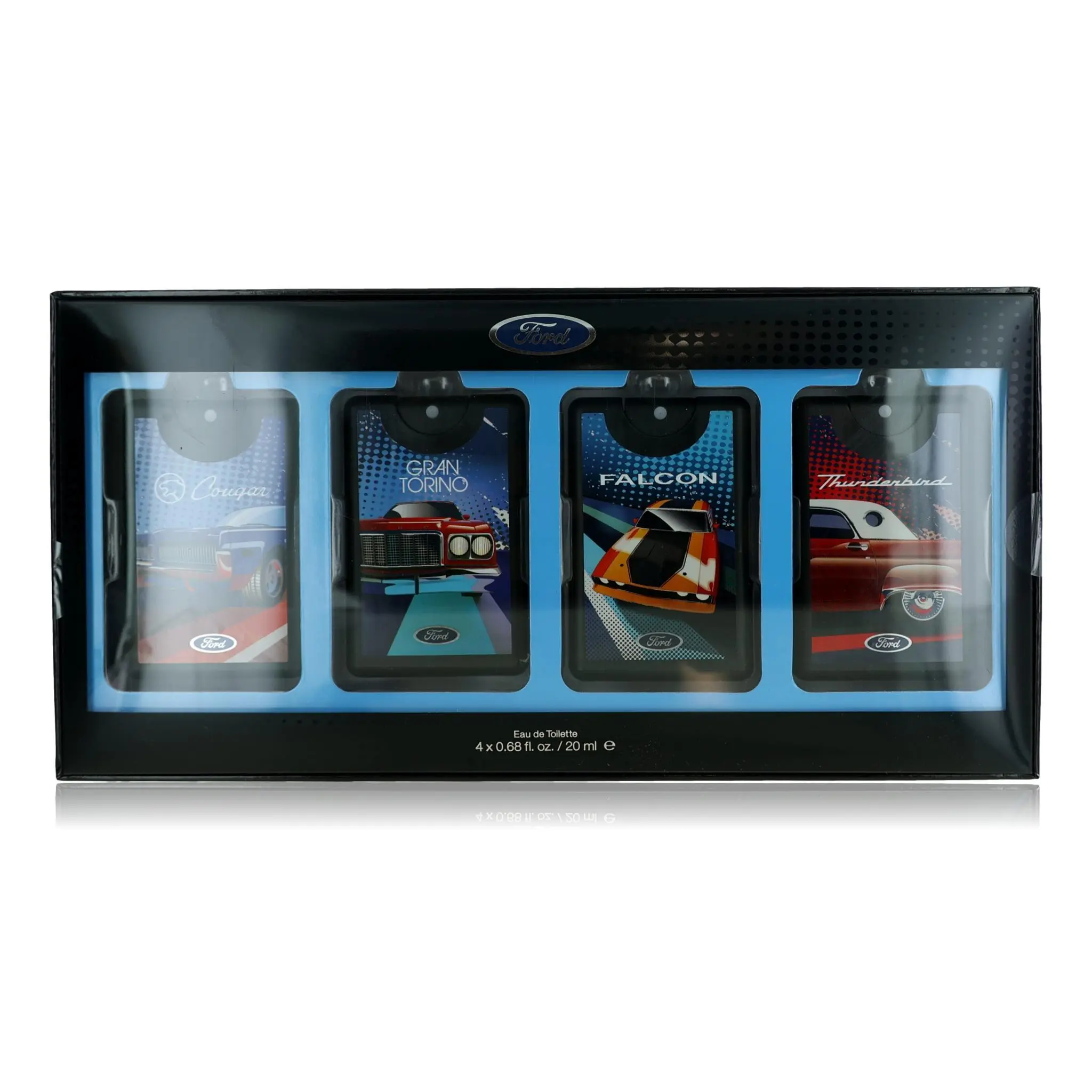 Men's Ford Legacy by Mustang 4-Piece Gift Set - Fragrance for Beauty & Personal Care, No