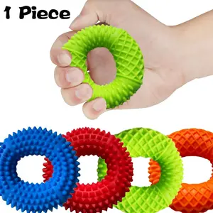 Silicone Grip Strength Trainer, Hand Gripper, Finger Exerciser, Muscle Training, Rock Climbing, Hand & Wrist Muscles, Stress Relief Device