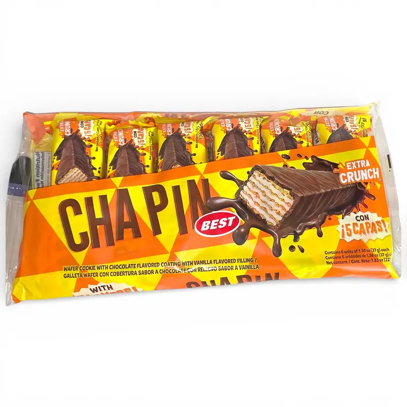 Chapin Best Chocolate Extra Crunch, Waffer Cookie Whit Cocolate Flavored