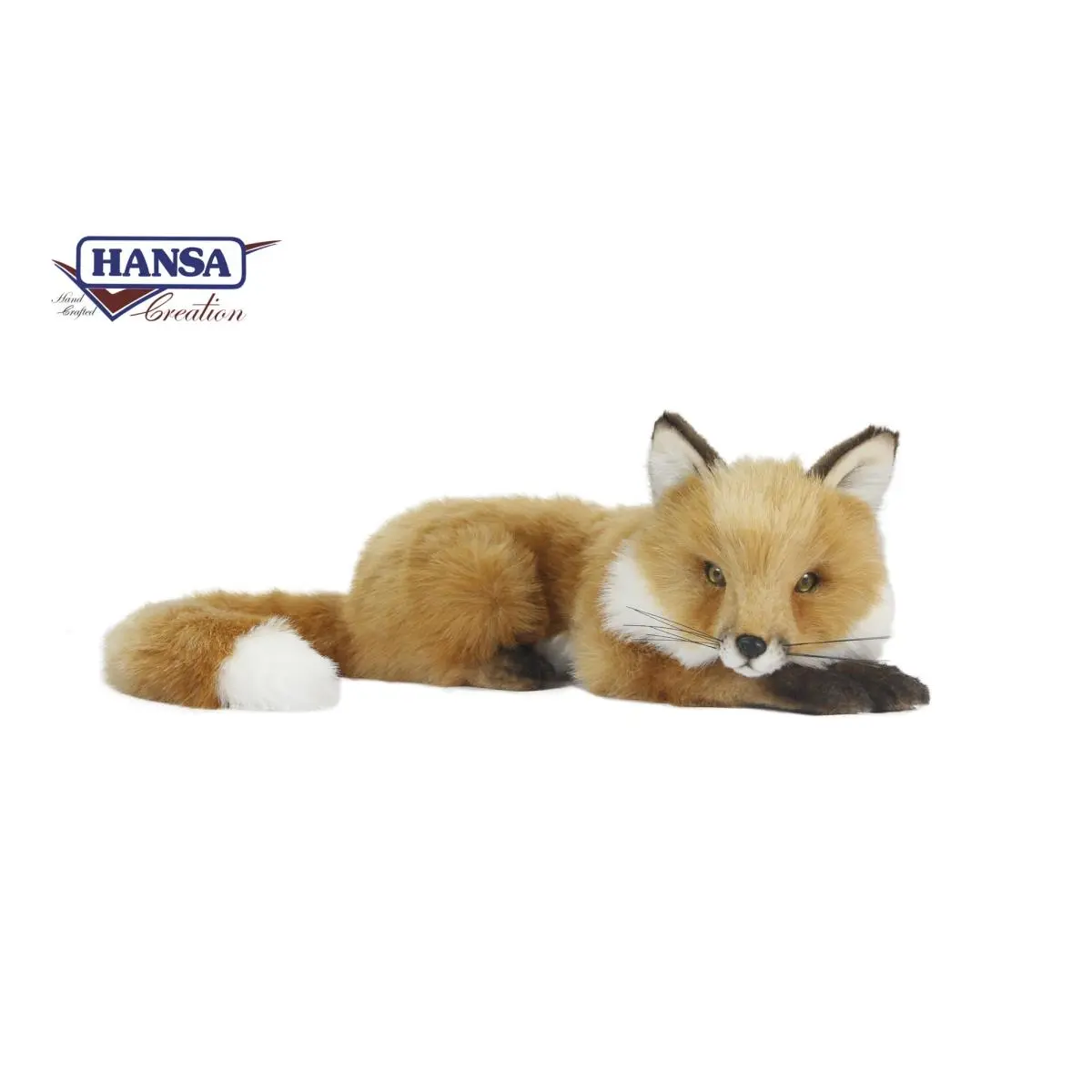 212 MAIN Hansa 21-in Floppy Fox Stuffed Animal Puppet, Interactive Cat Toy for Pet Play & Teaching, Stuffed Animals