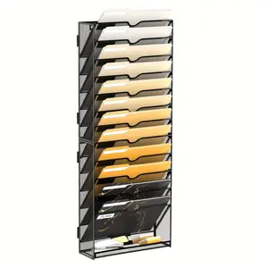 New 13 tier Wall File Organizer Wall Mounted Mail Organizer Office folders