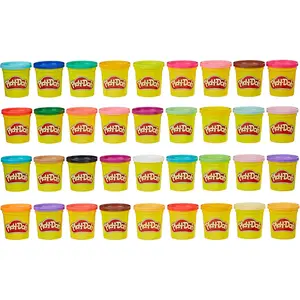 STANDARD GOODS 36-Pack Modeling Compound Case of Colors, Non-Toxic, 3 Oz Cans of Assort.Colors, Back to School Classroom Supplies, Preschool Toys,