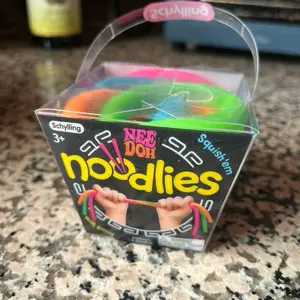 Needoh Noodlies Instant Food Stress Toy - Unisex Portable Tactile Anxiety Relief Product, Pantry Food-Themed Sensory Bundle for Stress Relief
