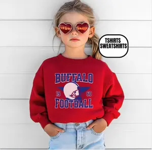 Youth Distressed Vintage Style Buffalo Apparel, Boys & Girls T-shirt, Crewneck Sweatshirt, Hoodie, Gift For Sports Fan, Game Day Gear, Shirt for Adult and Youth