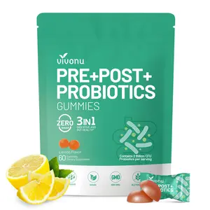 【LAST-CHANCE】VIVONU PRE+POST+PROBIOTICS GUMMIES – 18 Strain Probiotic Formula with Cranberry for Gut Health, Comfort, and Immune Support