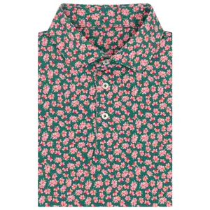 The Azalea 2.0 Polo Golf Shirt Spring Pink Short Sleeve Outdoor Casual Top Menswear Classic Print