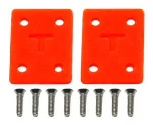 Riser Pad Kit (Includes 8 Long Screws) - Red Velvet