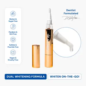 Snow Extra-Strength Teeth Whitening Gold Serum | Gold Wand Teeth Whitening Pen | Whitening Pen for Stain Removal & Whiter Teeth