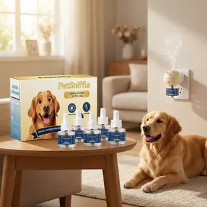 Adanced Dog Calming Diffuser - for aStress, Destructive Behavior, Pee Accidents, Separation Anxiety, Barking, Aggression & Chewing - 2 count Refill Included 30-Day each - Packaging May Vary