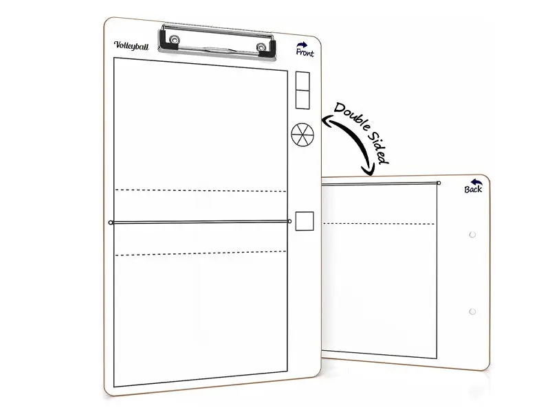 Volleyball Dry Erase Clipboard 15"x9" Volleyball Dry Erase Clipboard 15"x9"
